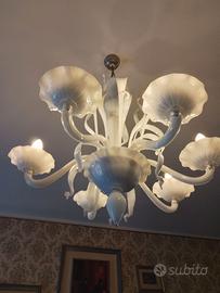 Lampadario in vetro di Murano