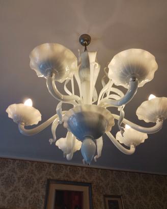 Lampadario in vetro di Murano