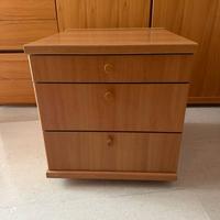 Cassettiera da scrivania in legno
