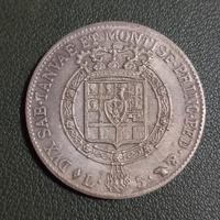 rara moneta 5 lire 1820 - riconeo