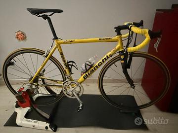 Bici da corsa bianchi lite alloy