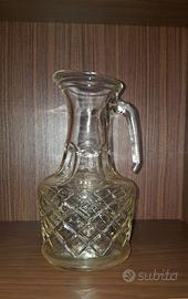 Brocca di vetro Bormioli vintage