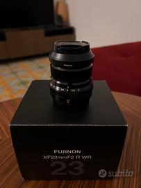 Obiettivo fuji XF23mm F2 R WR