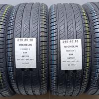 4 GOMME 215 45 18 MICHELIN NUOVE RIF3498