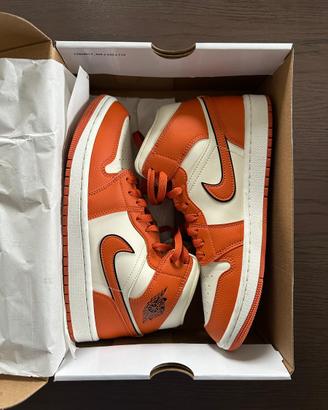 Nike Air Jordan 1 Mid Coconut Milk - Sport Spice