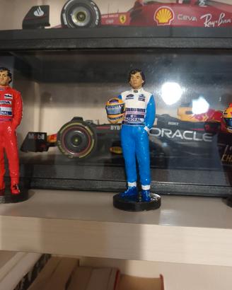 figurino Ayrton Senna 1\18 scuderia Williams