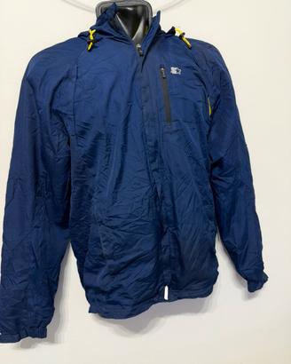 Giacca starter windbreaker blu zaffiro S antivento