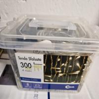 Tenda sfalsata a led da 4 metri bianco caldo