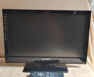 Monitor TV dvb-t2 con lettore dvd full hd