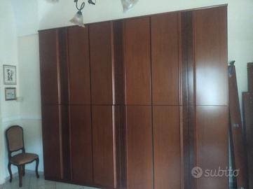 camera da letto completa in legno massello 