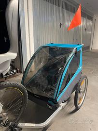 Rimorchio thule bici