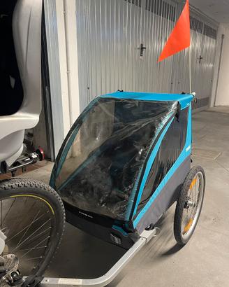 Rimorchio thule bici