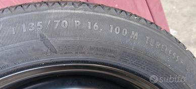 Ruotino scorta fiat 500L cross, bravo