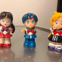 Set Sailor Moon Bambole in Gomma vintage 