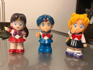 Set Sailor Moon Bambole in Gomma vintage 