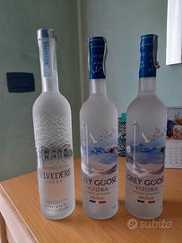 bottiglie di vodka 130 trattabile 