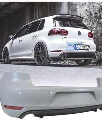 PARAURTI POSTERIORE VOLKSWAGEN VW GOLF 6 08- LOOK 