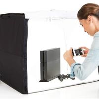 Cubo per foto con led 75x60