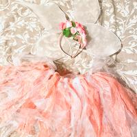 Costume di carnevale, fata dei fiori con accessori