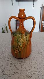 anfora smaltata, alta 28 cm