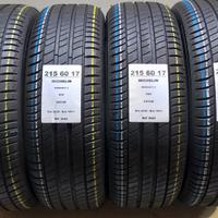 4 GOMME 215 60 17 MICHELIN 100% RIF3945