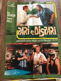 Bud Spencer Terence Hill locandina pari e dispari