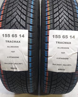 2 GOMME 155 65 14 TRACMAX BR932