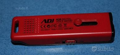 Adj voice memo usb - registratore portatile
