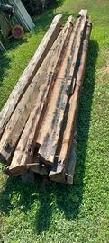 travi in legno vecchie