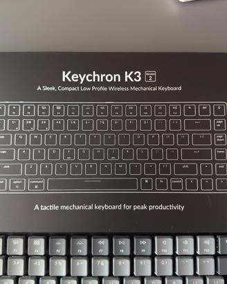 Tastiera meccanica Bluetooth Keychron K3 v2