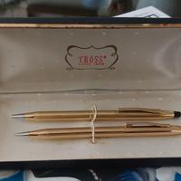 Set penna + matita cross oro giallo 14kt