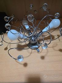 lampadari in acciaio 