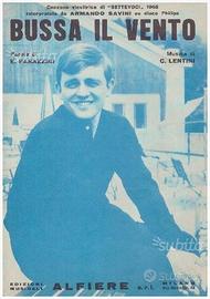 Spartito di Armando Savini - Bussa il vento