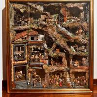 presepe da arredo sotto vetro pezzo unico al mondo