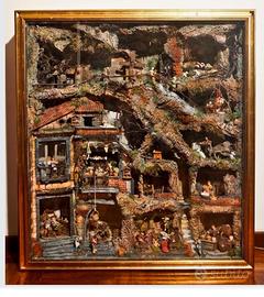 presepe da arredo sotto vetro pezzo unico al mondo