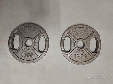 2 dischi ghisa da 10kg