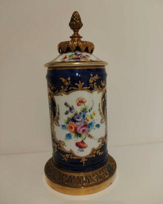 Vaso in porcellana antica in stile Le Tallec