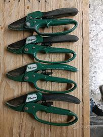 6 cesoie  Per Potatura vintage