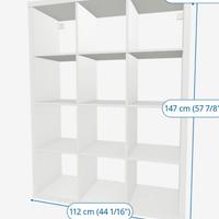 Scaffale libreria kallax Ikea
