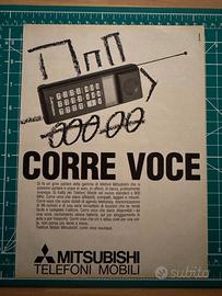 Pubblicità Mitsubishi Telefoni Mobili vintage 1991