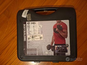 Kit Manubri Bodybuilding 20kg Ghisa 28mm
