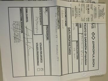 TENDER CON MOTORE ELETRICO