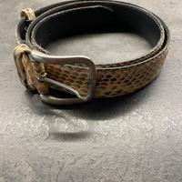 Cintura in pelle di pitone