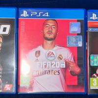 3 GIOCHI PS4: GT Sport, FIFA 20, WWE 2K20