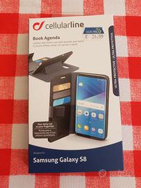 samsung S 8  custodia a libretto