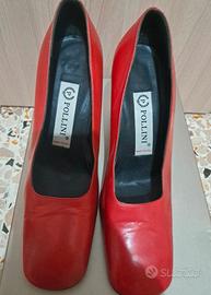 Eleganti décolleté pelle Pollini vintage 