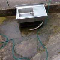 lavandino per interno e o esterno in acciaio inox 
