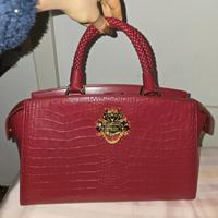 Borsa a tracolla/mano rossa Silvio Tossi