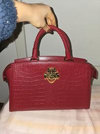 Borsa a tracolla/mano rossa Silvio Tossi