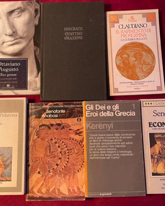 Lotto 7 libri Ottaviano Augusto res gestae + 6